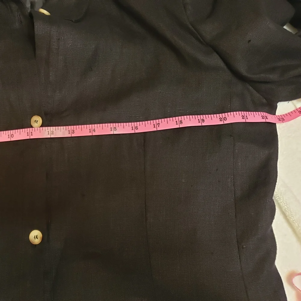 NWT Harve Benard By Benard Holtzman Women's Linen Jacket Size 16